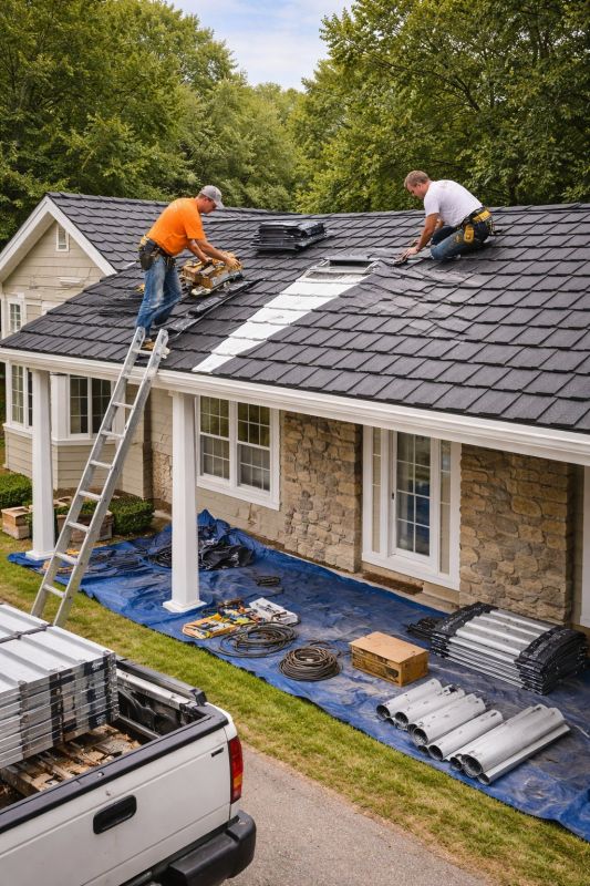 Aluminum Roof Installation