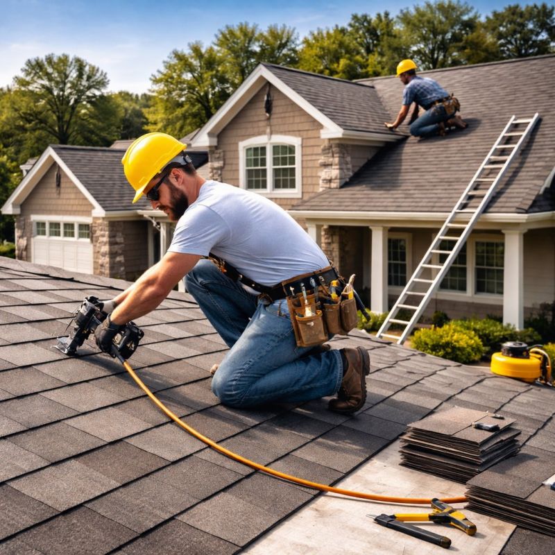 House Roof Installation